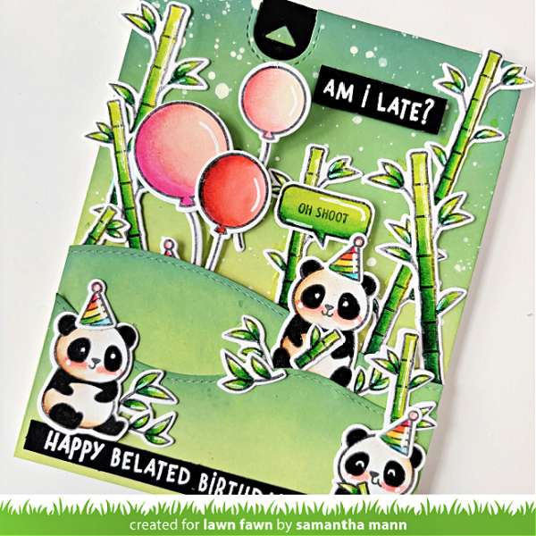 Panda Pull Tab Birthday Card Tutorial