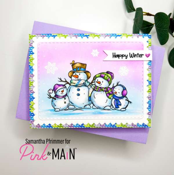 12 Snowman Card Ideas for Winter with Stamps and Dies