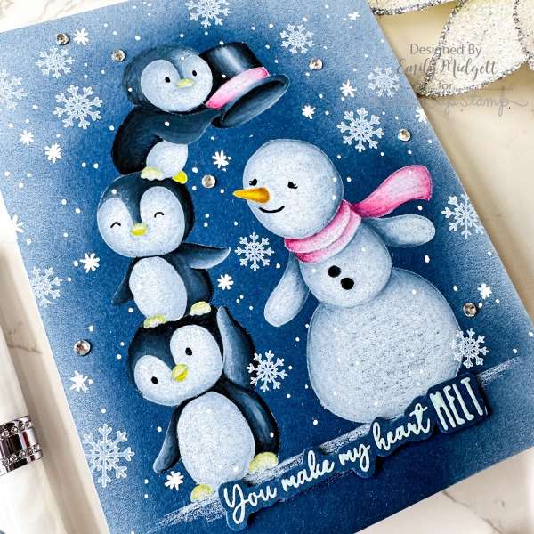 12 Snowman Card Ideas for Winter with Stamps and Dies