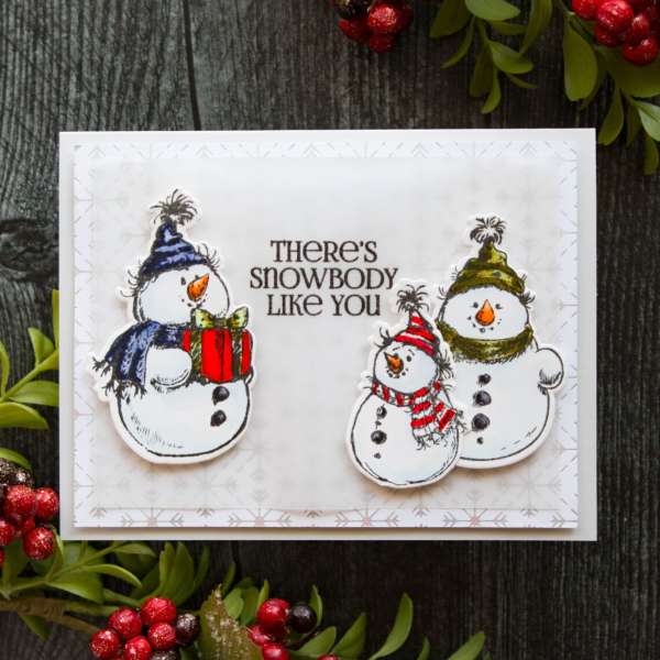 12 Snowman Card Ideas for Winter with Stamps and Dies