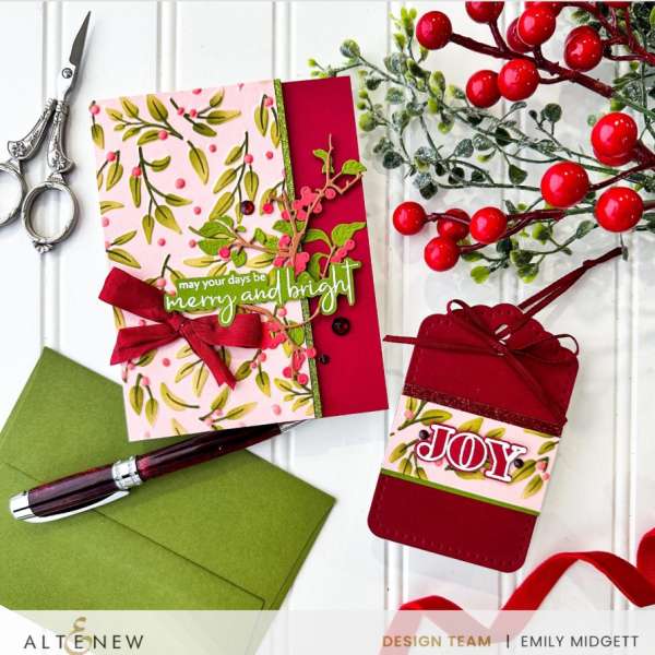 12+ Handmade Christmas Gift Tag Ideas with Stamps and Dies