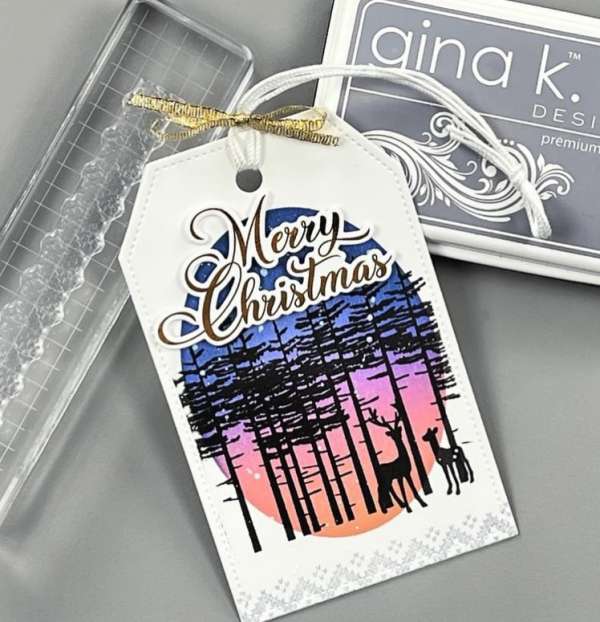 12+ Handmade Christmas Gift Tag Ideas with Stamps and Dies