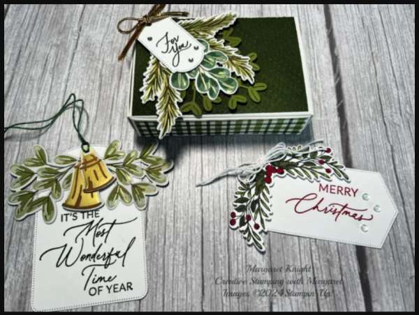 12+ Handmade Christmas Gift Tag Ideas with Stamps and Dies