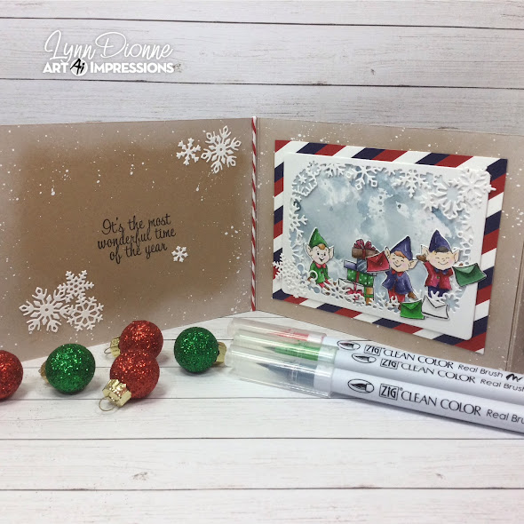 Santa Christmas Accordion Card Tutorial