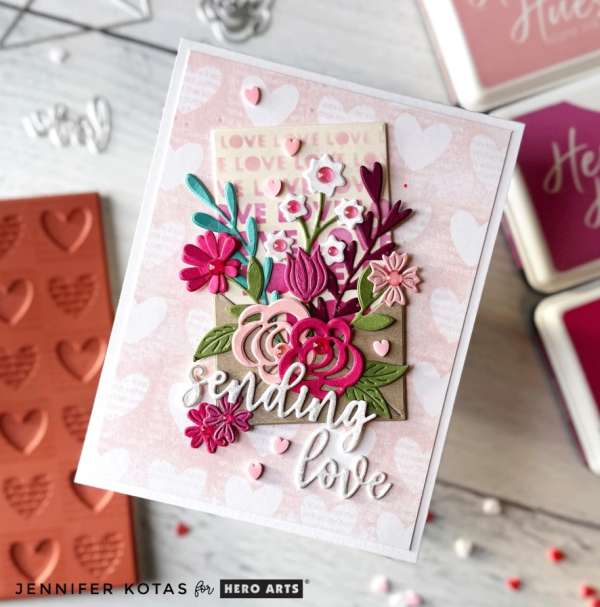 12 Handmade Floral Valentine's Day Card Ideas