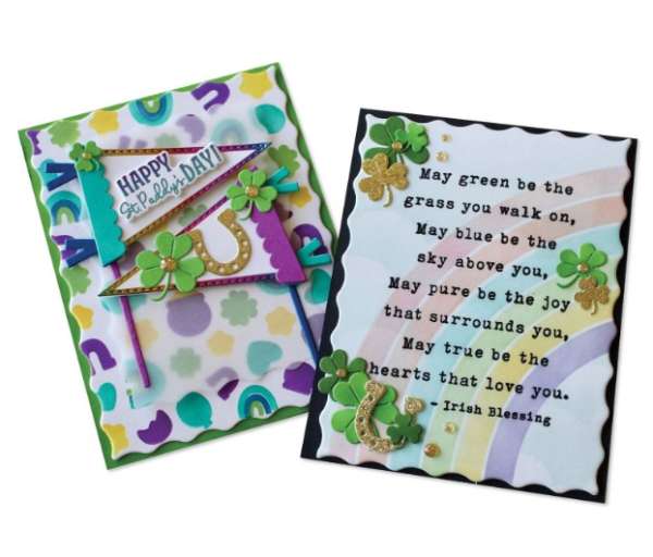 12 St. Patrick's Day Card Ideas with Stamps and Dies