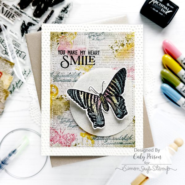3 Ways to Use Distress Crayons on a Butterfly Card