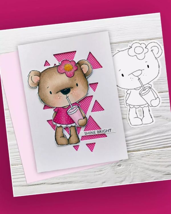 12 Handmade Stamped Card Ideas Featuring Bears