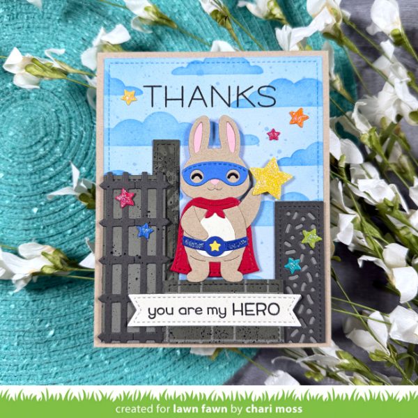 کارت تبریک خرگوش ابرقهرمان مناسب برای تولد یا روز پدر