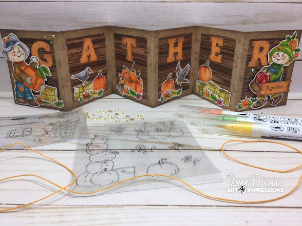 How to Make a Fall Harvest Accordion Card