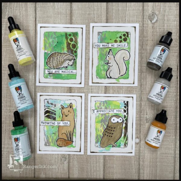 12 Autumn Animal Handmade Card Ideas 