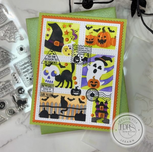 13 Ghostly Greeting Card Ideas using Stamps, Stencils and Dies