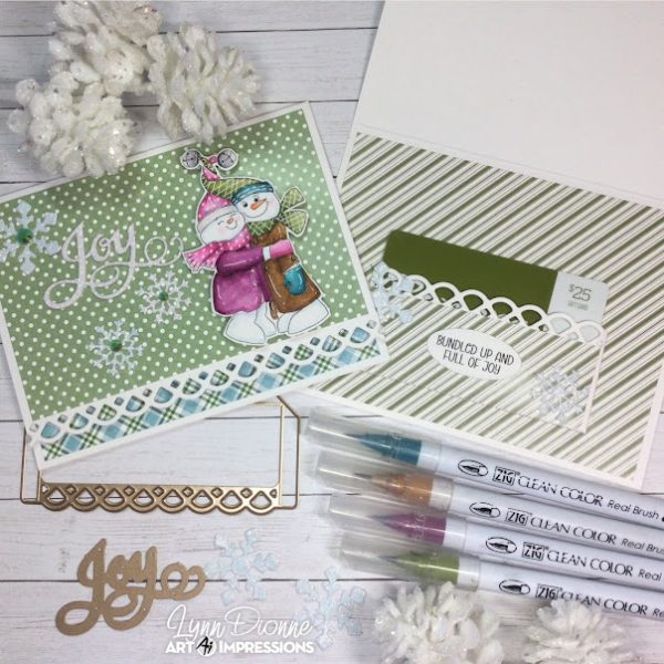 How to Make Snowman Card Gift Card Holders