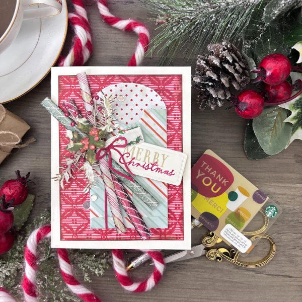 How to Make a Mixed Media Gift Card Holder Card