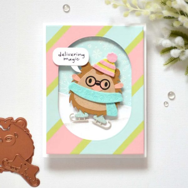 12 Handmade Winter Animal and Bird Cards