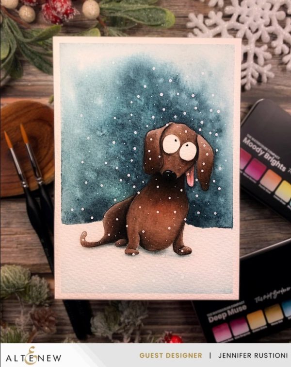 12 Handmade Winter Animal and Bird Cards