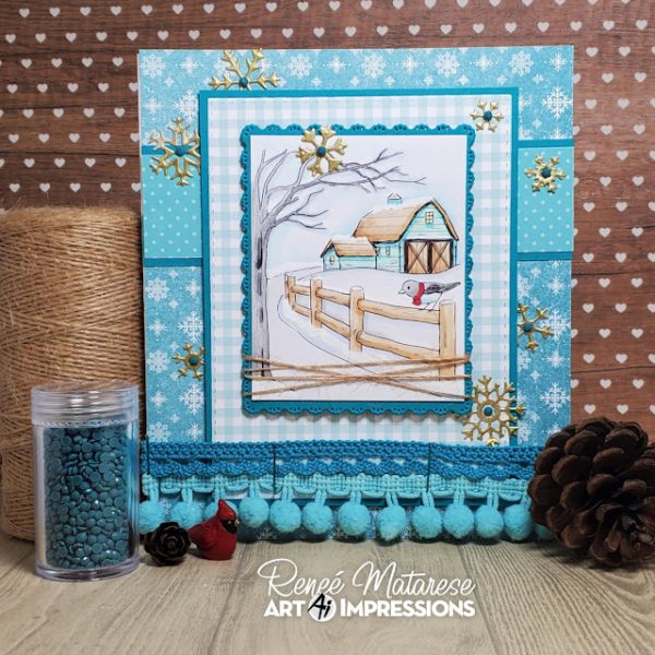 12 Handmade Winter Animal and Bird Cards