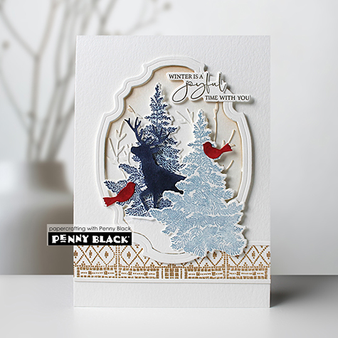 12 Handmade Winter Animal and Bird Cards