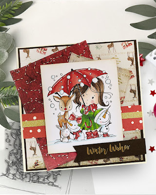 12 Handmade Winter Animal and Bird Cards