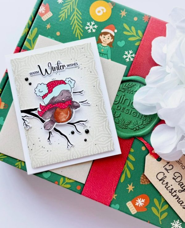 12 Handmade Winter Animal and Bird Cards