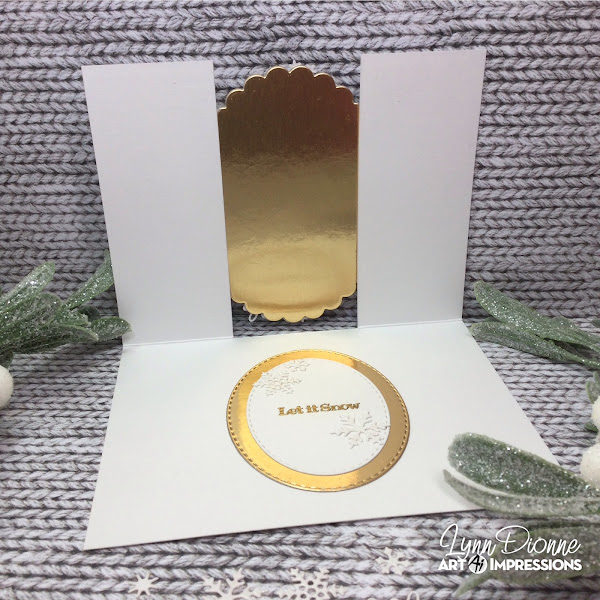 How to Make a Winter Bridge Card