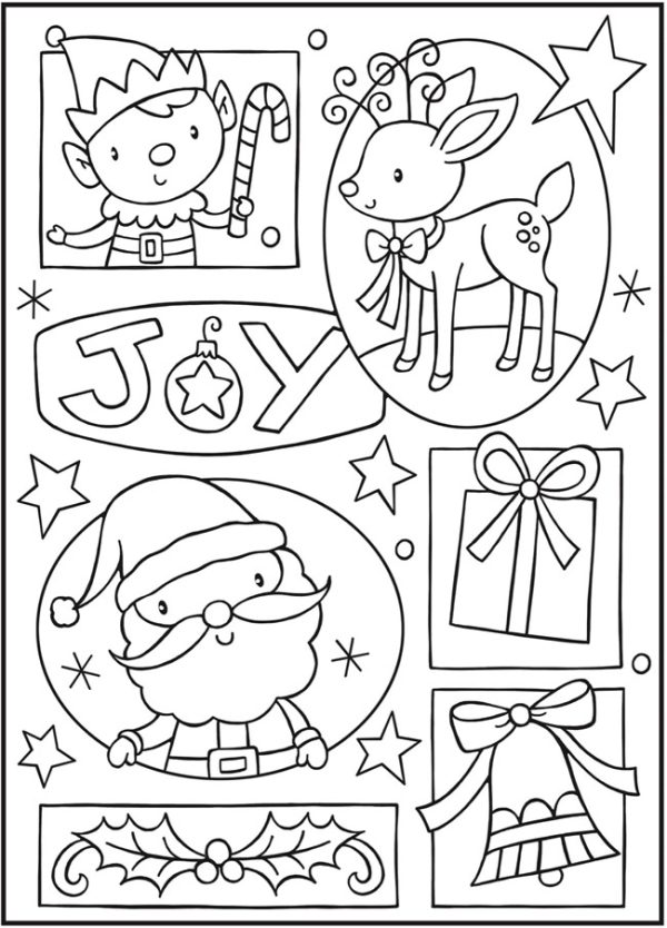 6 FREE Christmas Coloring Pages – Card Making 6 FREE Christmas Coloring Pages – Card Making