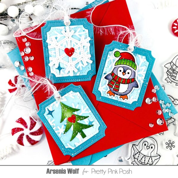 12+ Handmade Christmas Gift Tag Ideas with Stamps and Dies