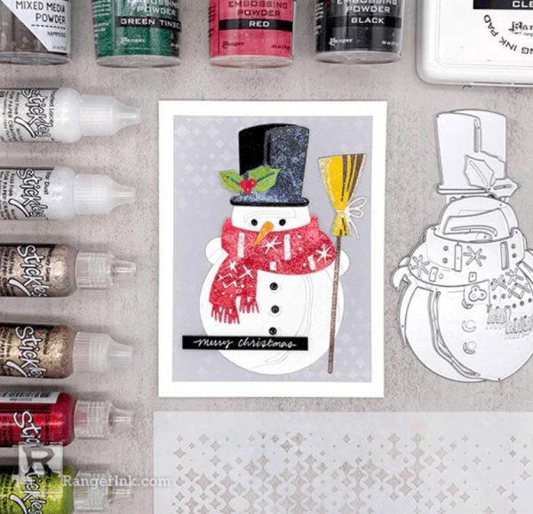 12 Handmade Snowman Card Ideas using Stamps and Dies