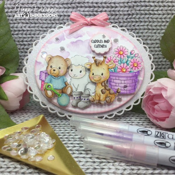 How to Create an Easel Card for a New Baby