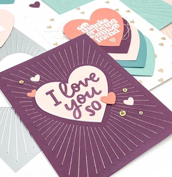 12 Cards with Hearts for Valentine's Day and Beyond
