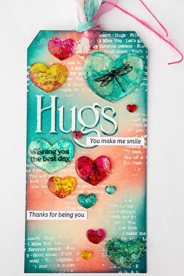 How to Make a Valentine's Day Tag with Shrink Plastic