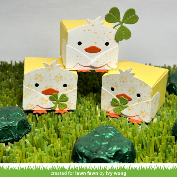 12 Easter Treat Bags and Boxes made with Paper Crafting Supplies