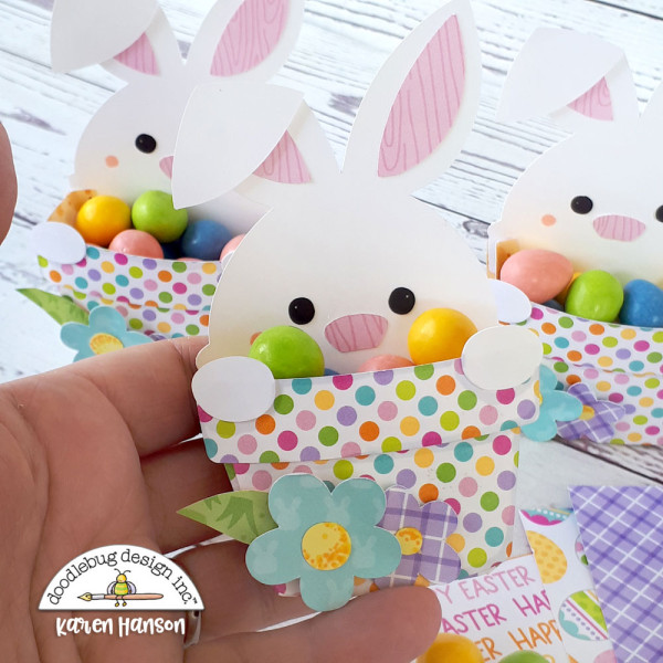 12 Easter Treat Bags and Boxes made with Paper Crafting Supplies