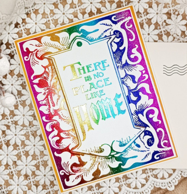 12 Cards with the Colors of the Rainbow