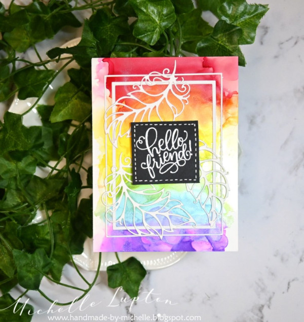 12 Cards with the Colors of the Rainbow