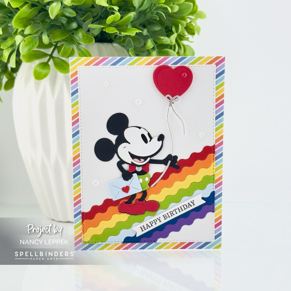 12 Cards with the Colors of the Rainbow