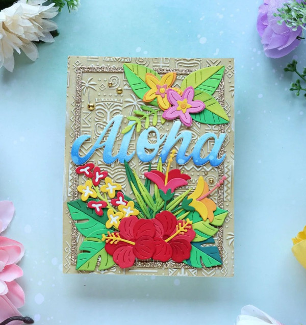 12 Handmade Card Ideas with Tropical Vibes