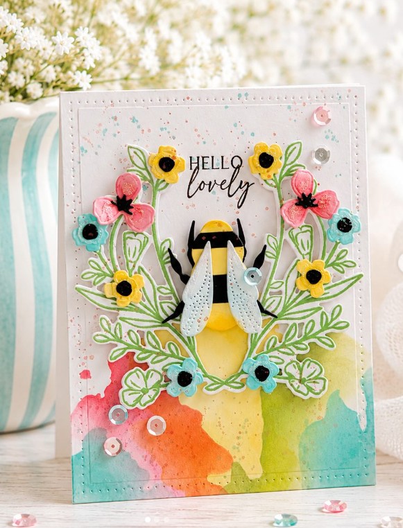 12 Handmade Card Ideas with Bees