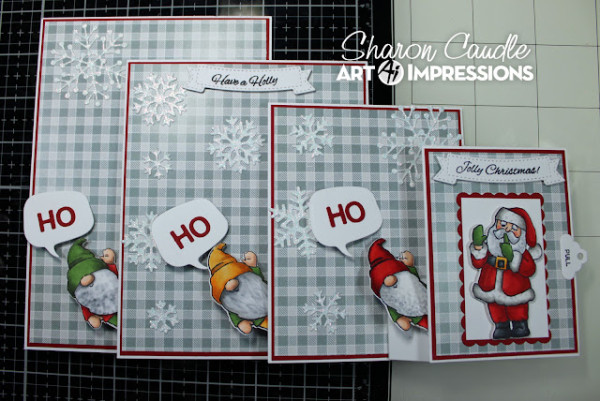 How to Make an Interactive Santa Tiered Wiper Card - Christmas in July
