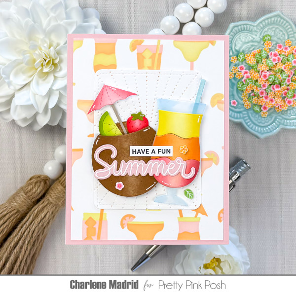 12 Handmade Card Ideas with Summer and Tropical Drinks