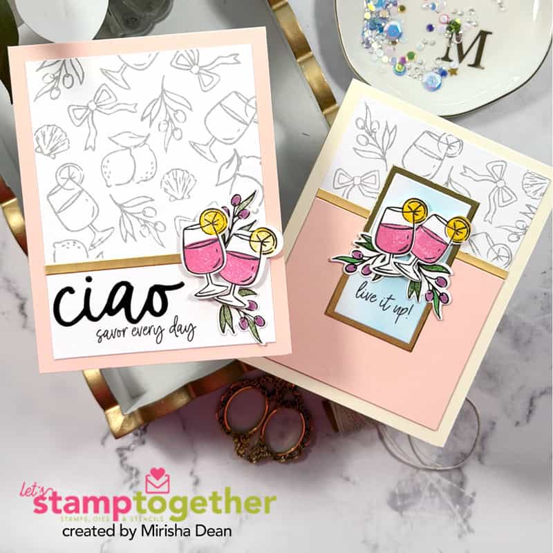 12 Handmade Card Ideas with Summer and Tropical Drinks
