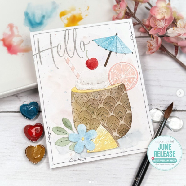 12 Handmade Card Ideas with Summer and Tropical Drinks