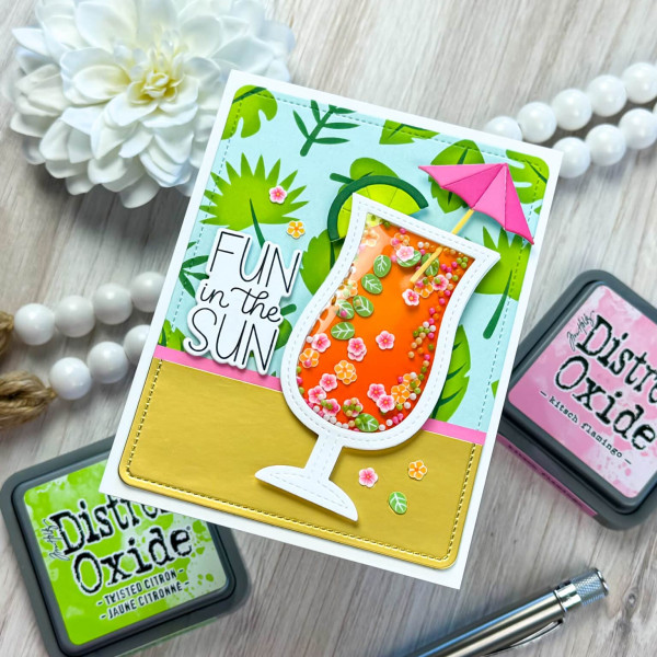 12 Handmade Card Ideas with Summer and Tropical Drinks