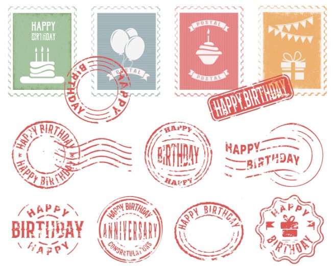 10+ Trendy FREE Faux Postage Digital Downloads
