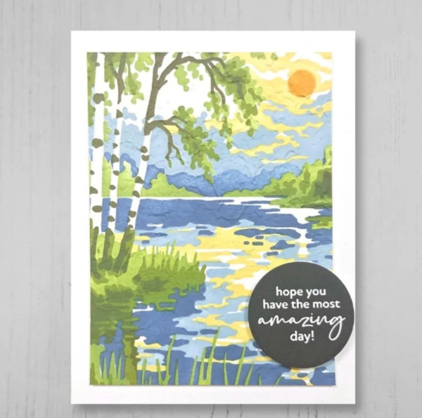 12 Ideas for Stenciled Handmade Cards (with tips)