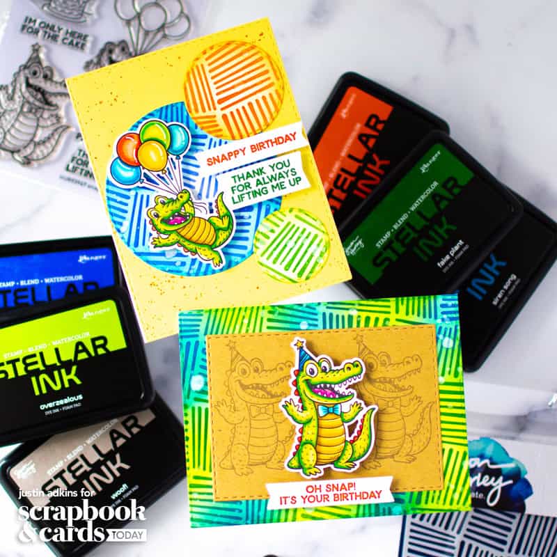 12 Ideas for Stenciled Handmade Cards (with tips)