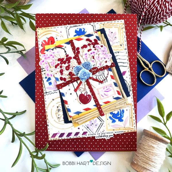 12 Ideas for Stenciled Handmade Cards (with tips)