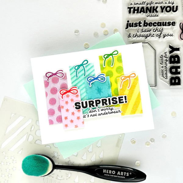 12 Ideas for Stenciled Handmade Cards (with tips)