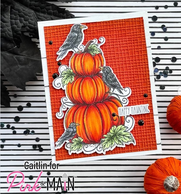 How to Make a Pumpkin and Crow Halloween Card (and how to fix card mistakes)