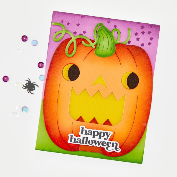 12 Pumpkin and Jack O' Lantern Handmade Card Ideas for Halloween